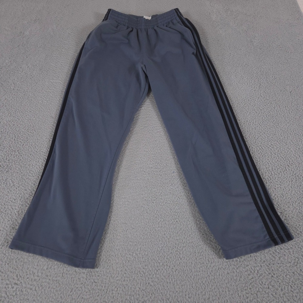 VTG Adidas Pants Mens Medium 3-Stripes Athletic Straight Leg Track Jogger Y2K